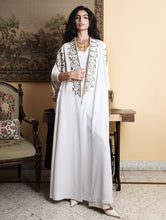 Load image into Gallery viewer, HOROUF Women’s Abaya – White
