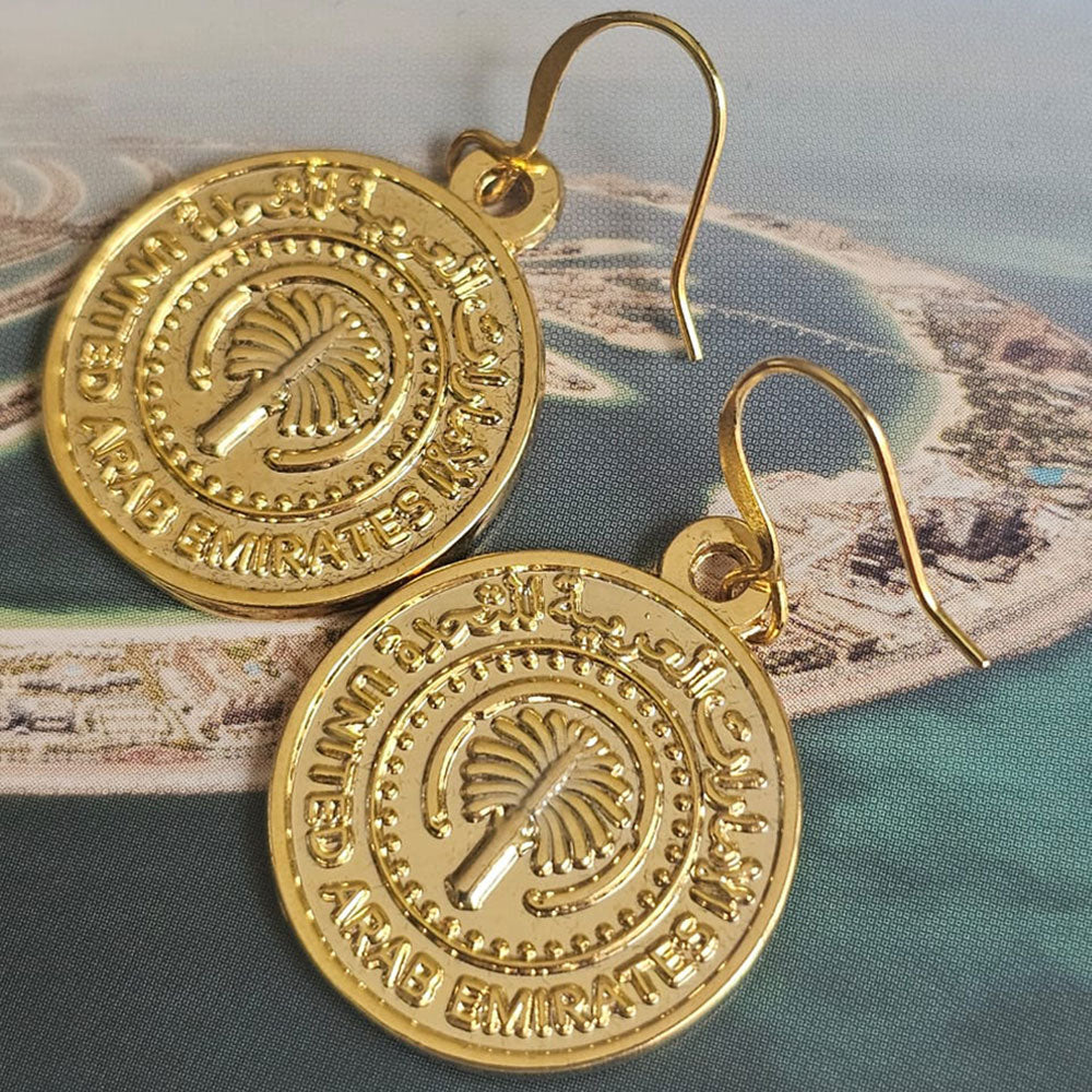 The UAE Palm Small earrings