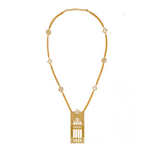 Load image into Gallery viewer, Sautoir - Triple Arch Window  Necklace