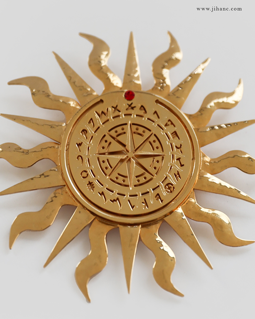 Large Brooch _ Phoenician Sun